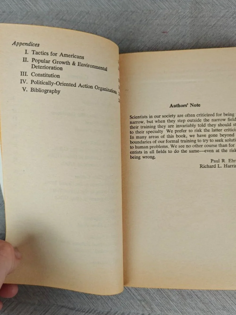 How To Be A Survivor Dr. Paul R. Ehrlich & Richard L. Harriman 1971 Paperback